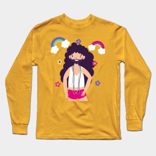 LGBT Rainbow Heartbeat Long Sleeve T-Shirt